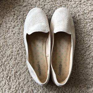 Lace Cream Flats